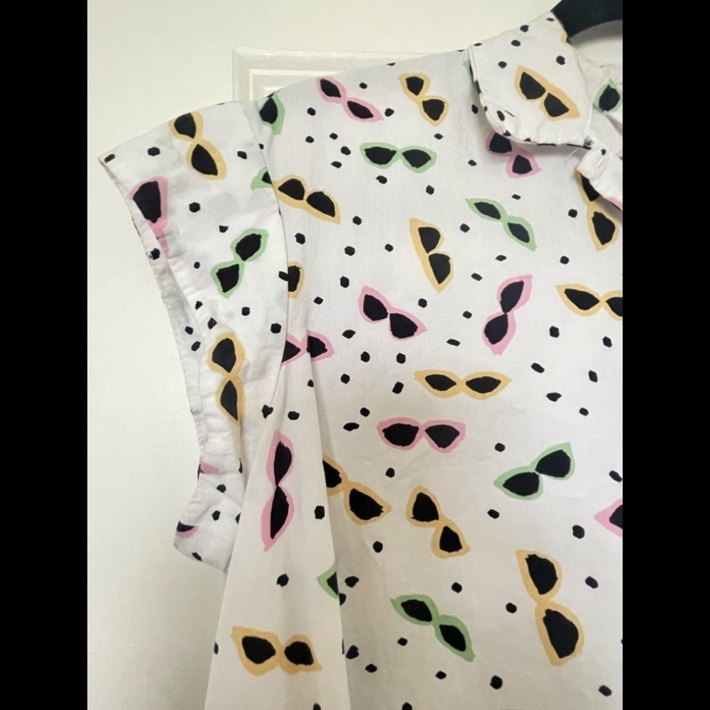 Zara Cap sleeve shirt - Picture 8 of 10